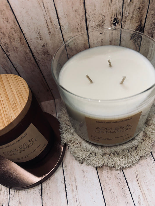 Fall Collection Apples & Cinnamon Candle